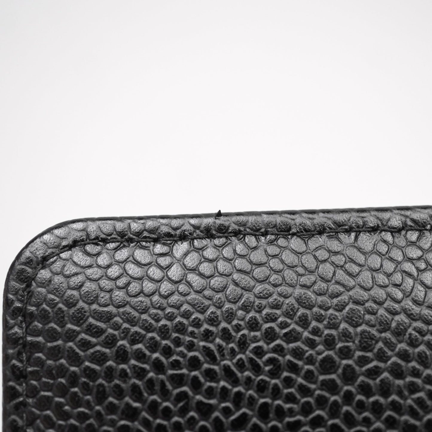 Chanel Quilted WOC Black Caviar Gold Hardware