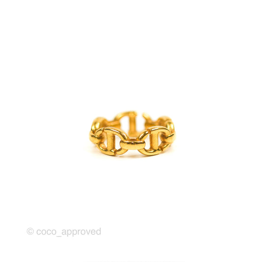 Christian Dior CD Navy Ring Size S