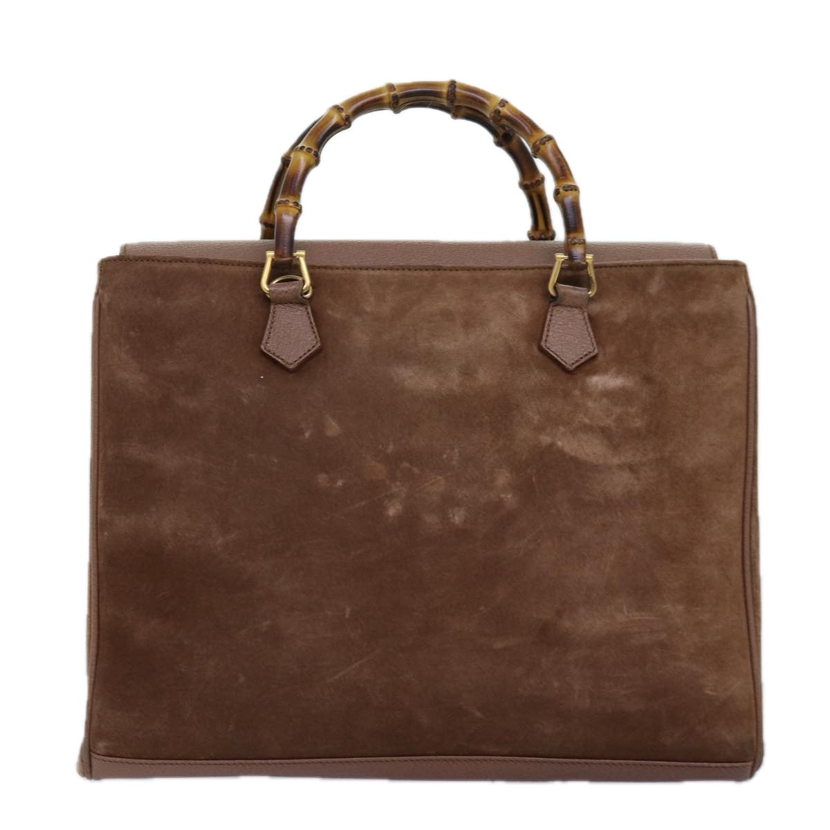 Luxury Gucci Trending 2025 Bamboo Hand Bag Suede 2way Brown 002 123 0322  73613