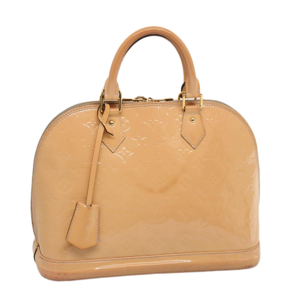 LOUIS VUITTON Monogram Vernis Alma PM Hand Bag Rose Valerine M50412 73627
