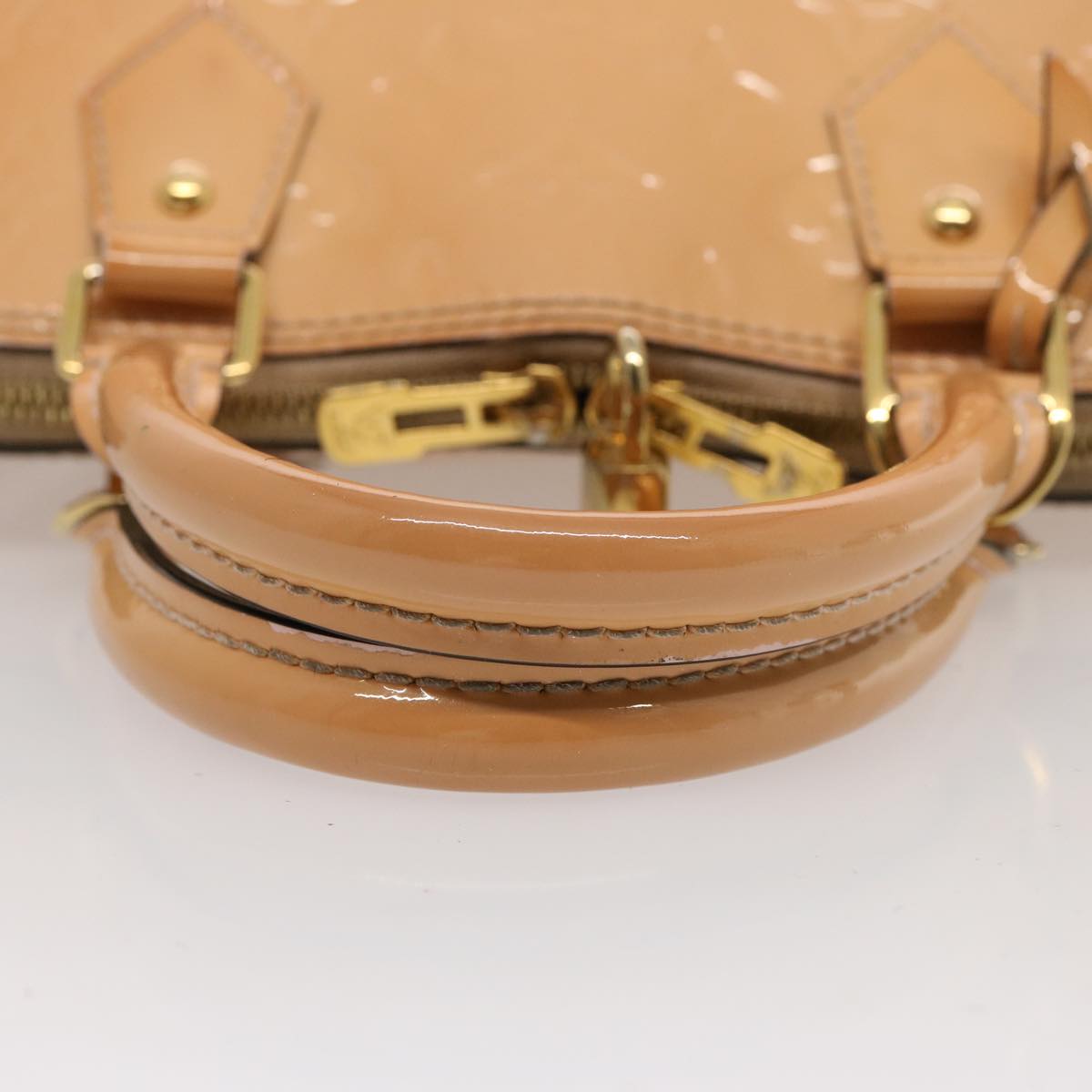 LOUIS VUITTON Monogram Vernis Alma PM Hand Bag Rose Valerine M50412 73627