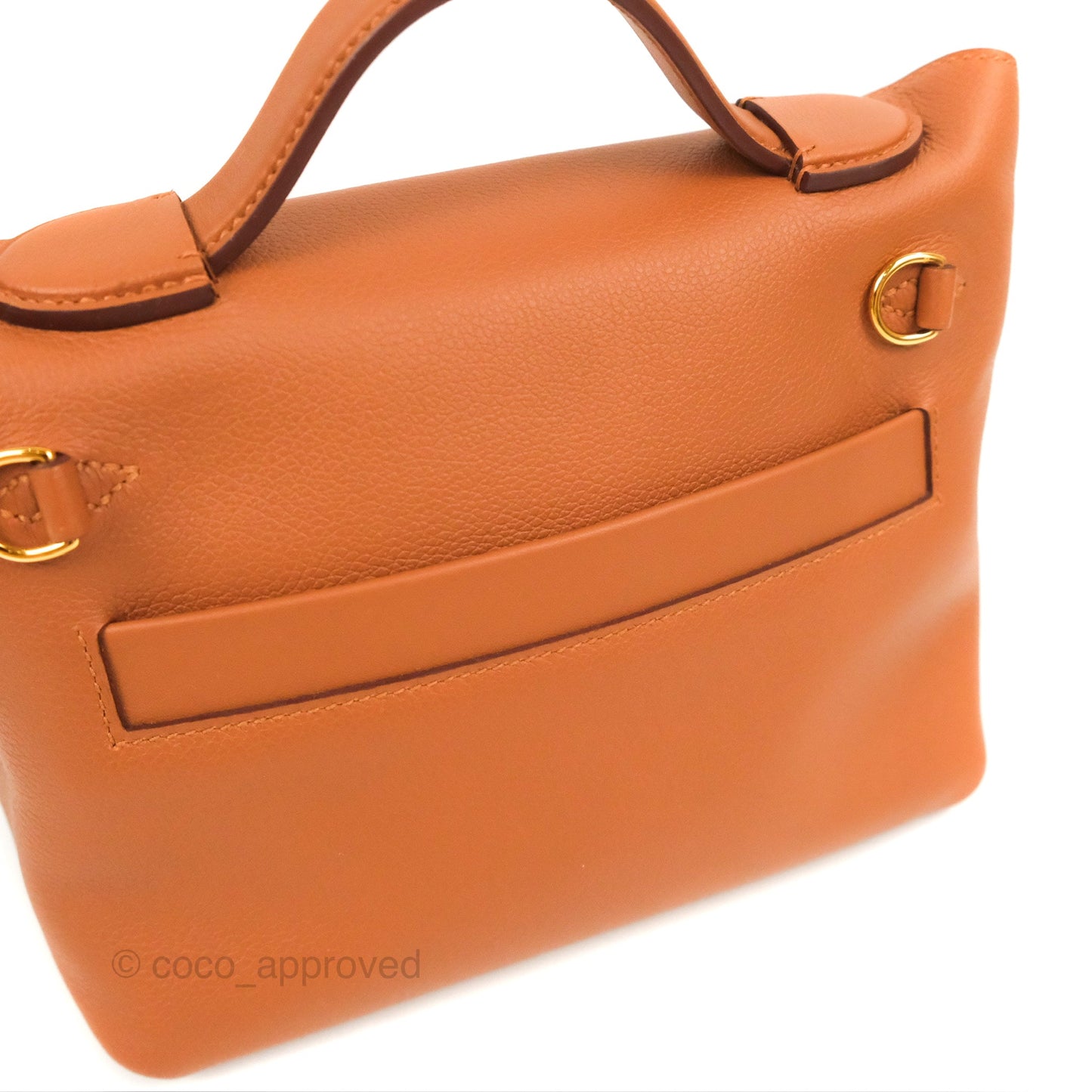 Hermès 24/24 21 Mini Gold Evercolor/Swift Gold Hardware