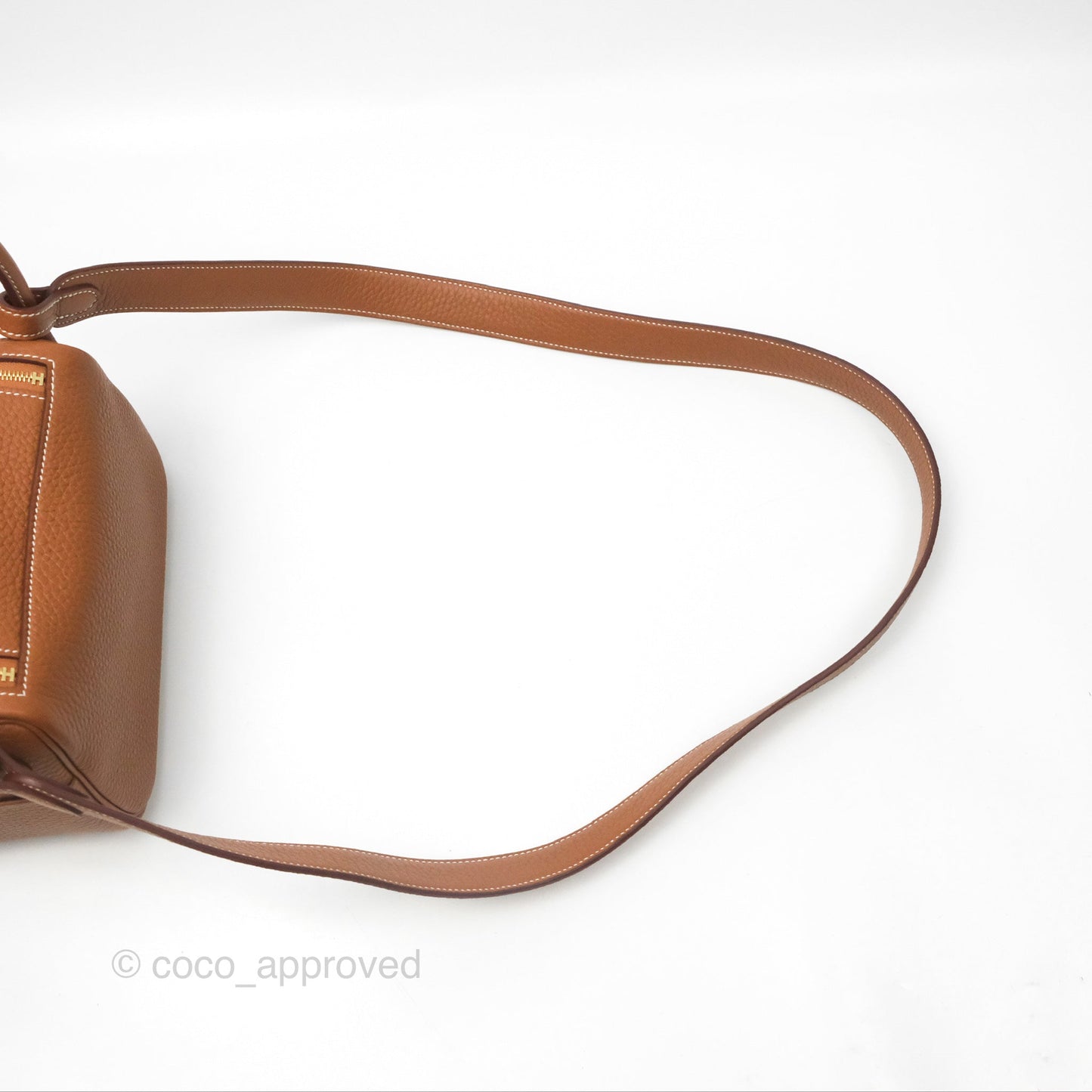Hermès Mini Lindy 20 Gold Clemence Gold Hardware