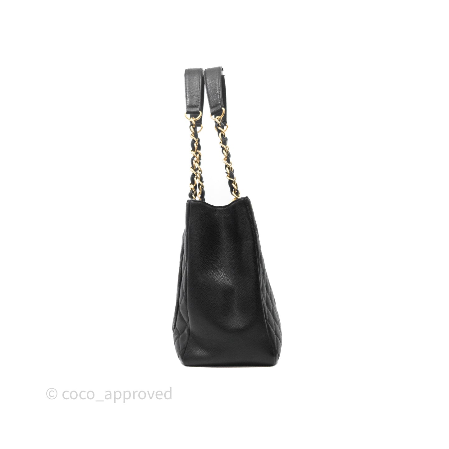Chanel GST Black Caviar Gold Hardware