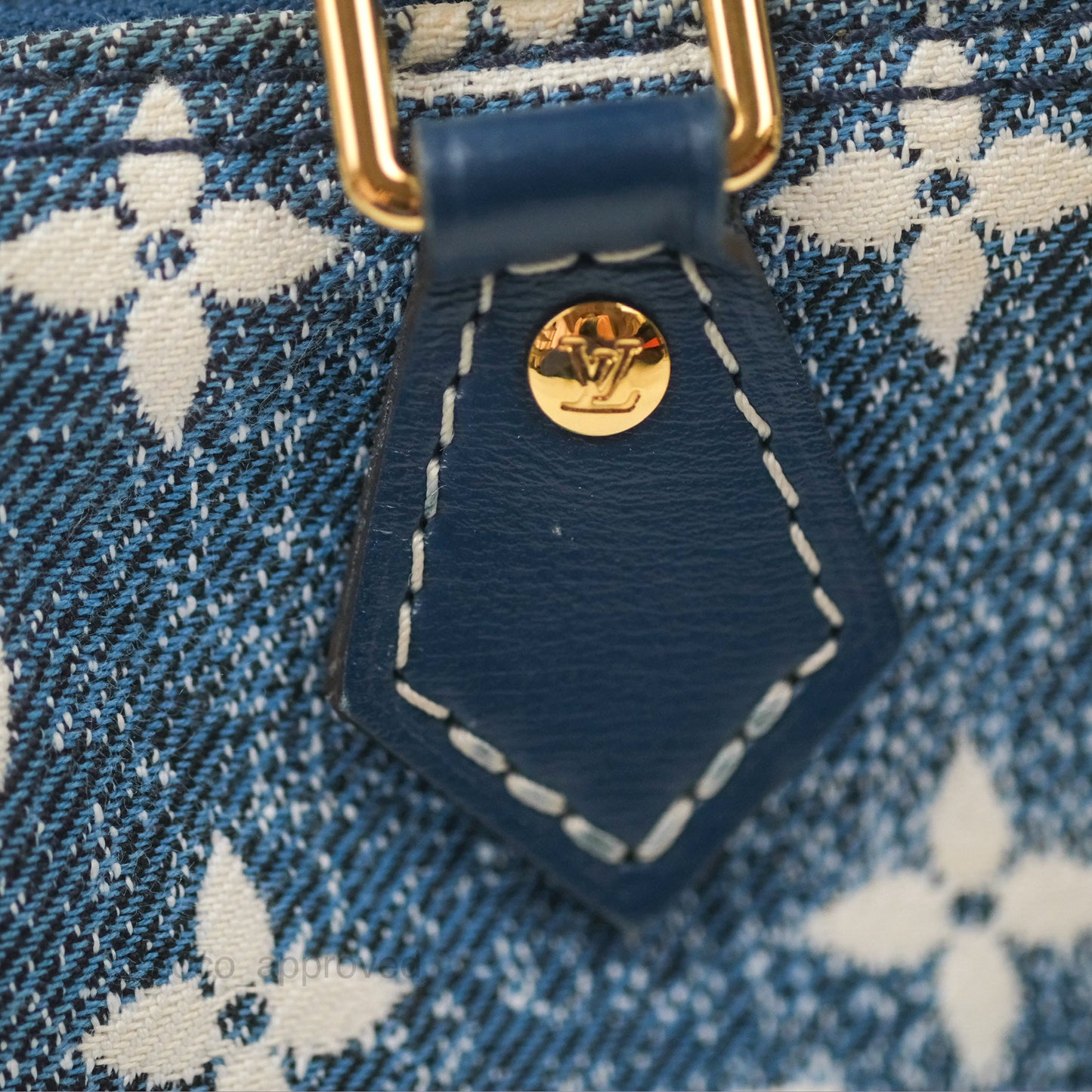 Louis Vuitton Nano Speedy Denim Monogram Blue