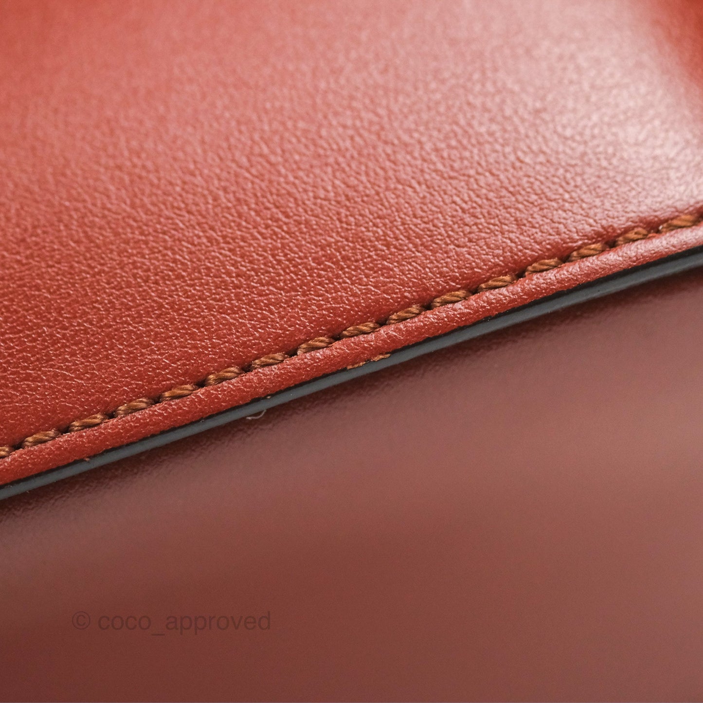 Chloé Mini C Bag Sepia Brown Shiny/Suede Calfskin