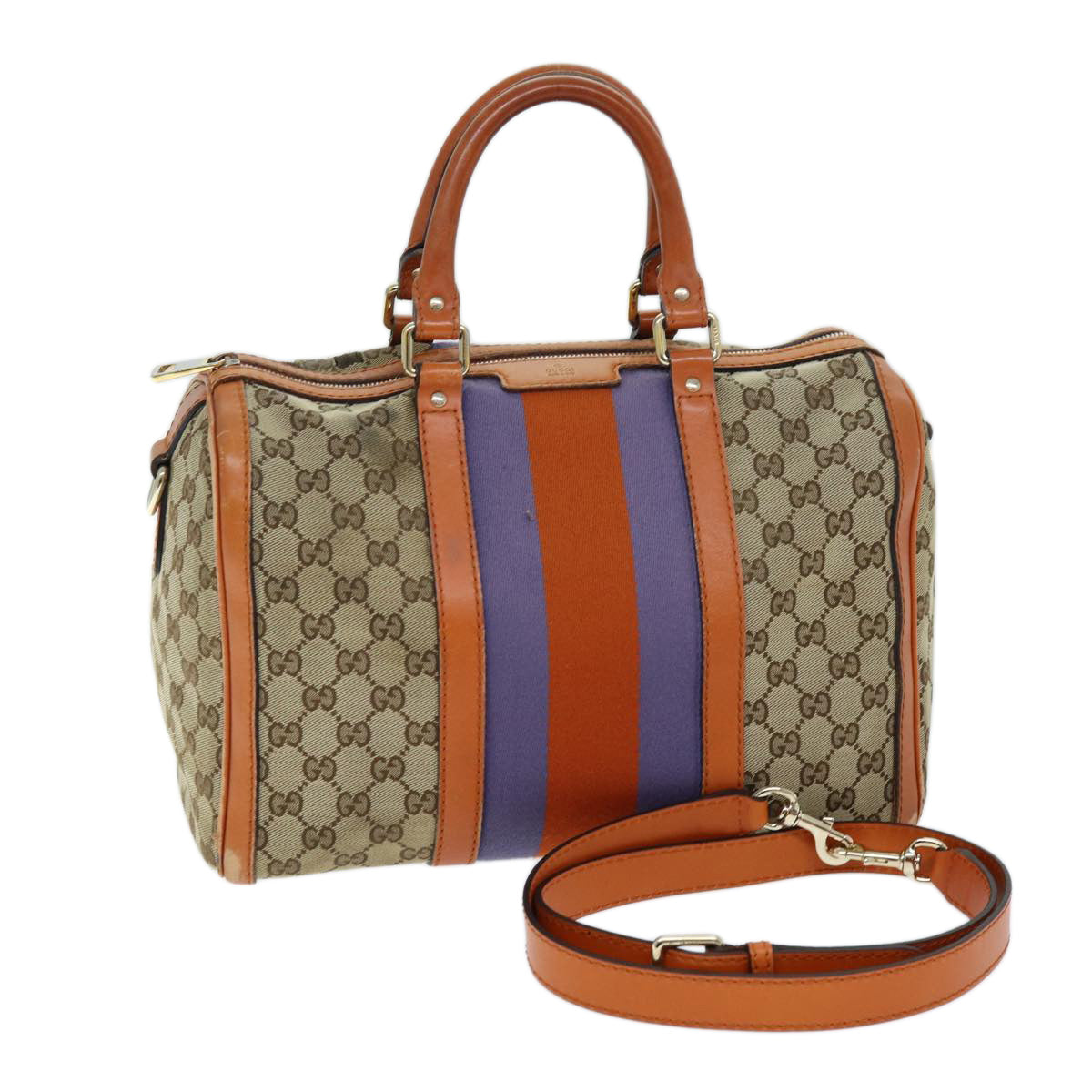 Luxury Gucci Trending 2025 GG Canvas Sherry Line Hand Bag 2way Beige Blue Brown 247205  73743