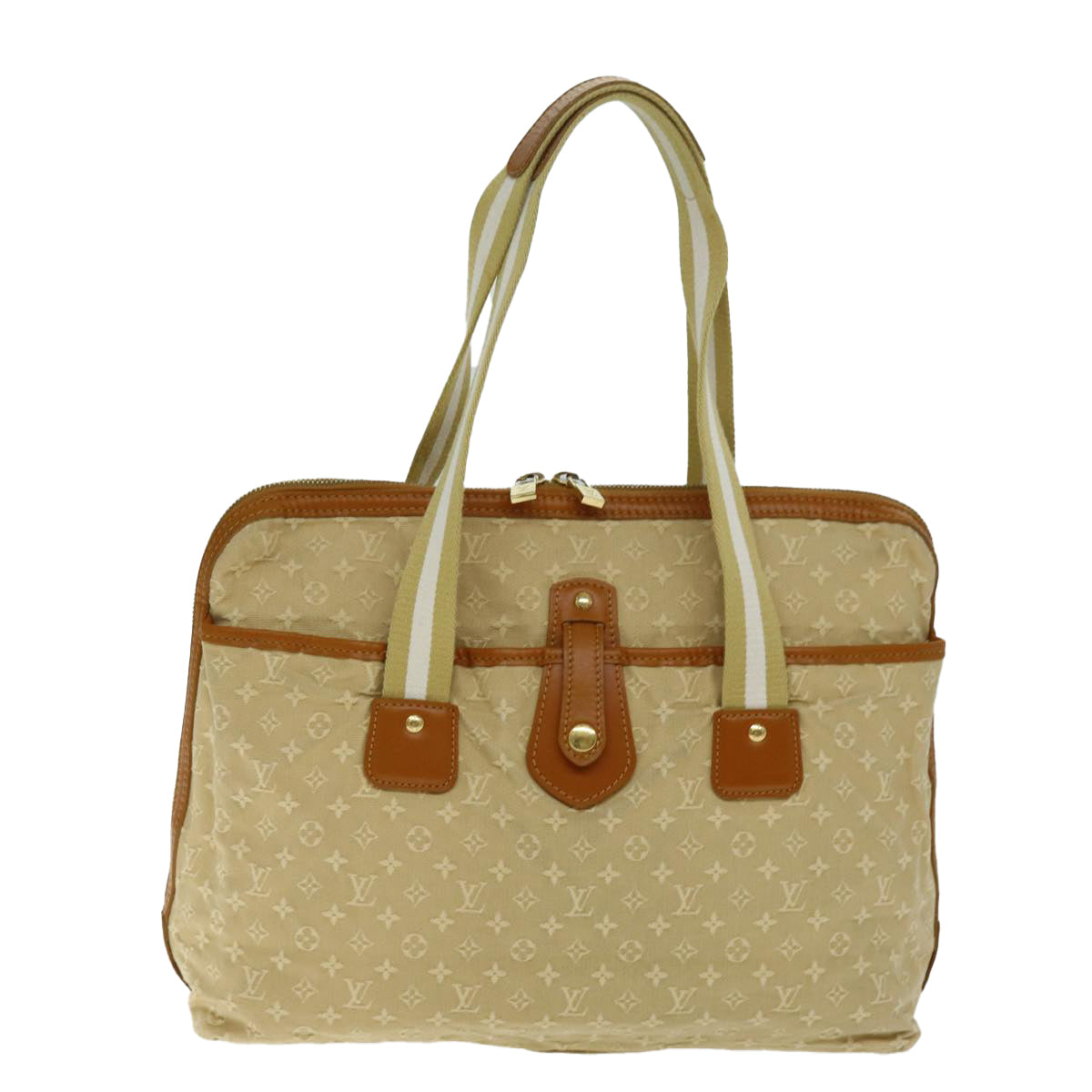 LOUIS VUITTON Monogram Mini Kabamari Kate Tote Bag Beige M92492 LV 73754