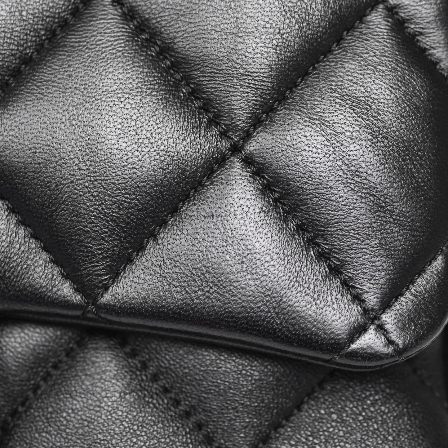 Chanel Small Funky Town Black Lambskin Aged Gold Hardware