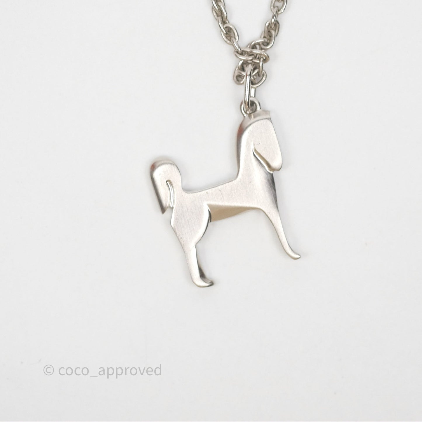 Hermès Panache Necklace Brushed Palladium Hardware