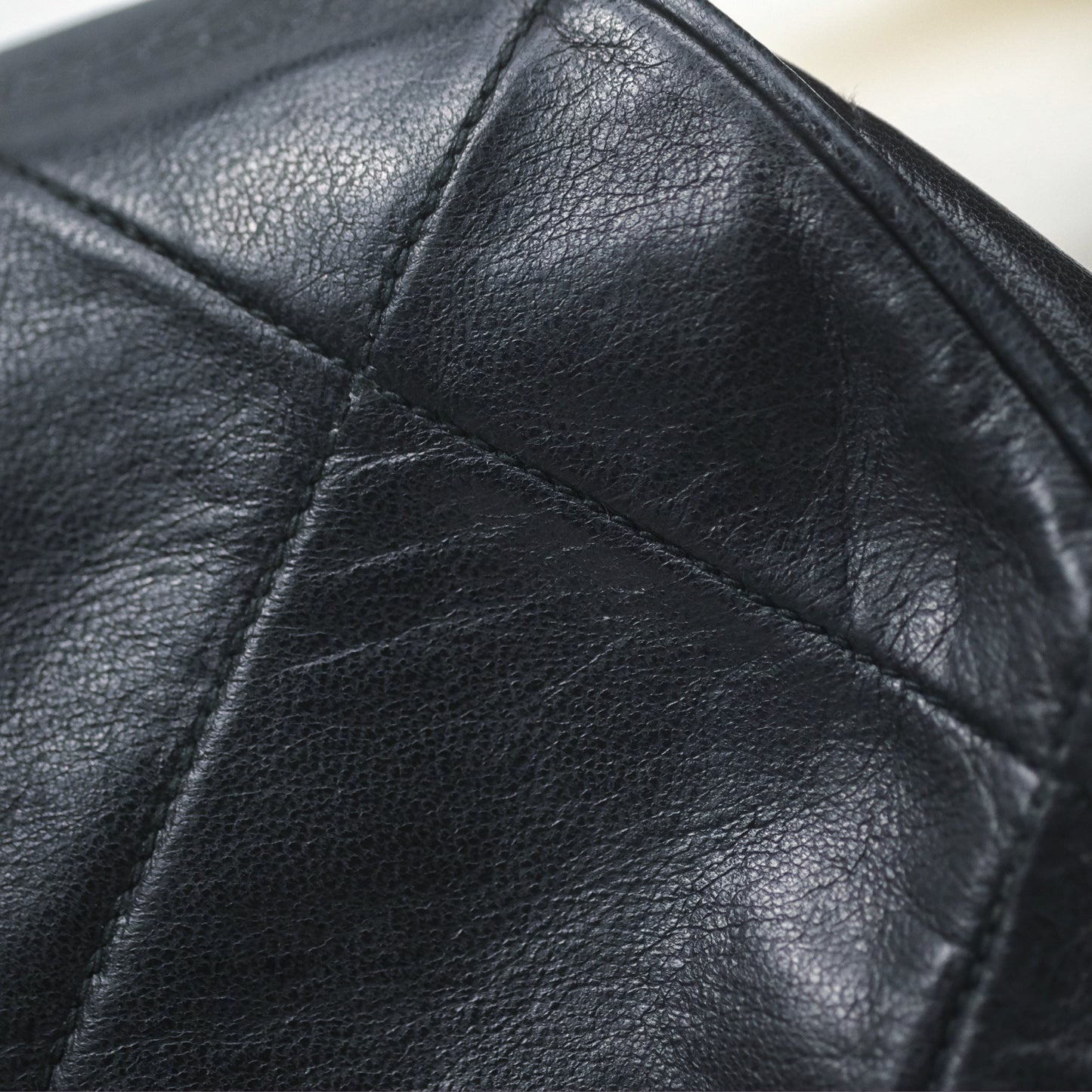 Chanel Vintage Mini Clutch with Chain Black Lambskin Gold Hardware