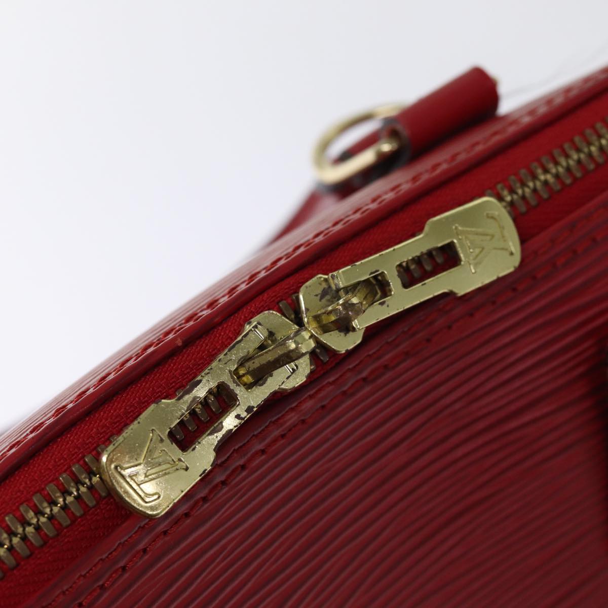 LOUIS VUITTON Epi Alma Hand Bag Castilian Red M52147 LV 73846