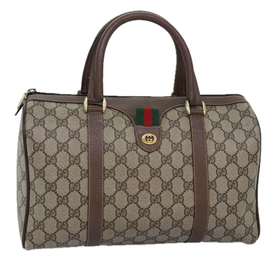 Luxury Gucci Trending 2025 GG Supreme Web Sherry Line Hand Bag PVC Beige Red 000 904 2007  73866