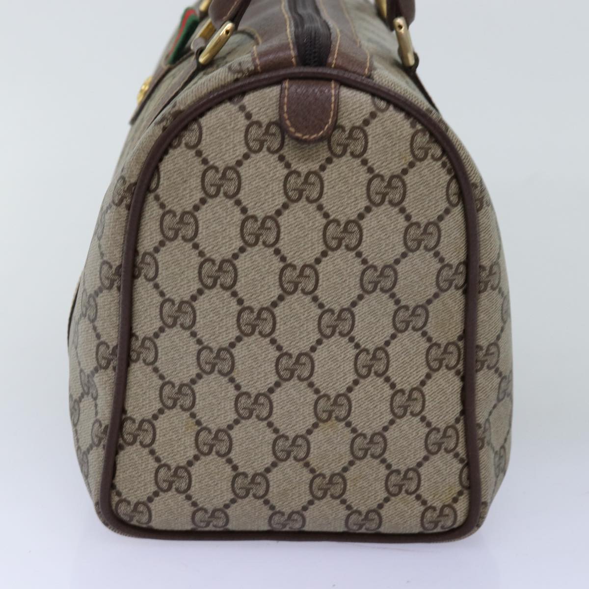 Luxury Gucci Trending 2025 GG Supreme Web Sherry Line Hand Bag PVC Beige Red 000 904 2007  73866