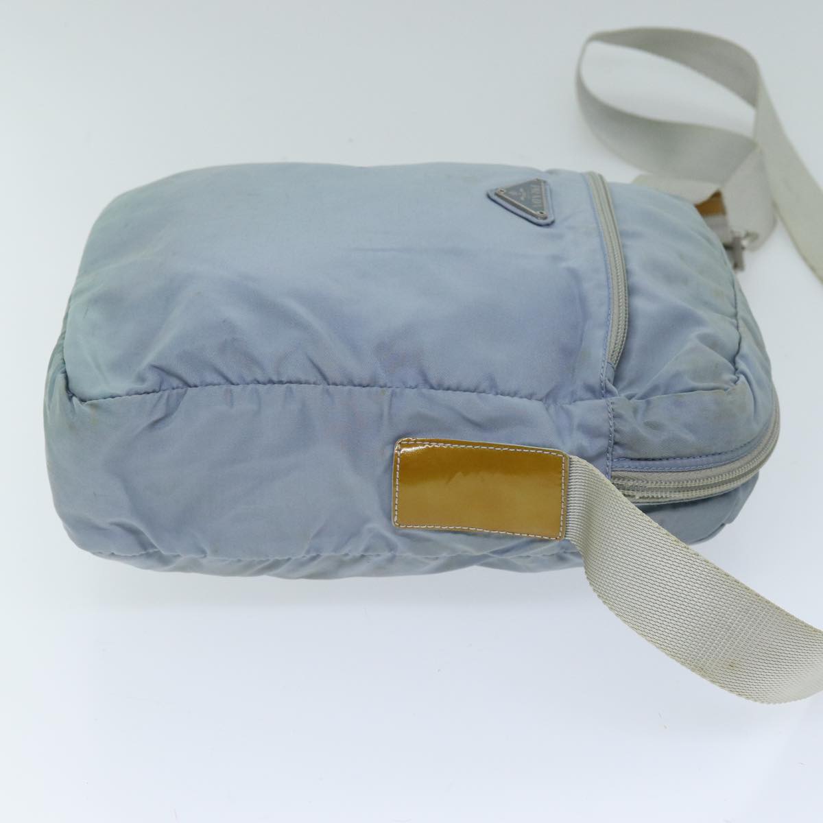 Luxury PradaShoulder Bag Nylon Light Blue 73872