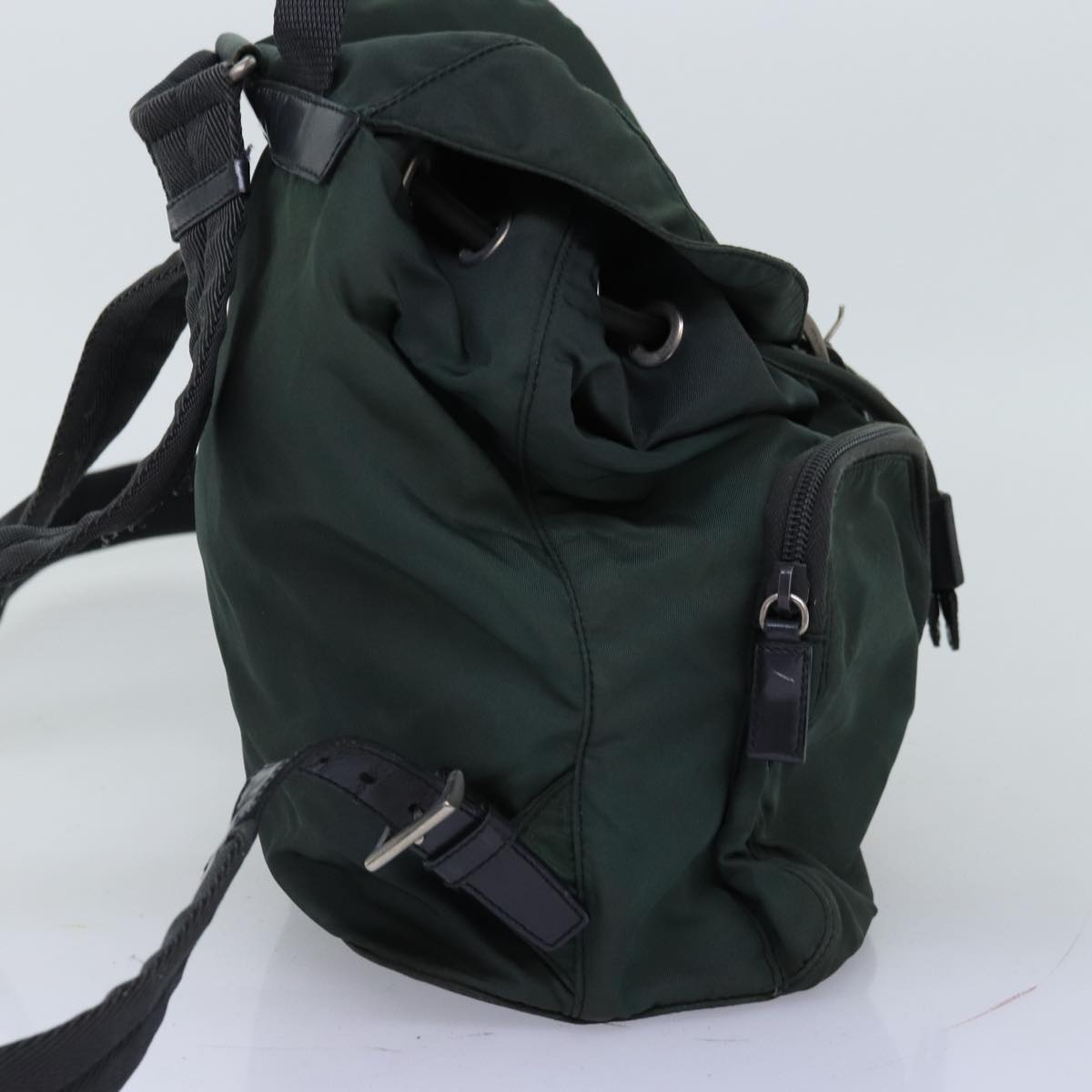 Luxury PradaBackpack Nylon Green 73875