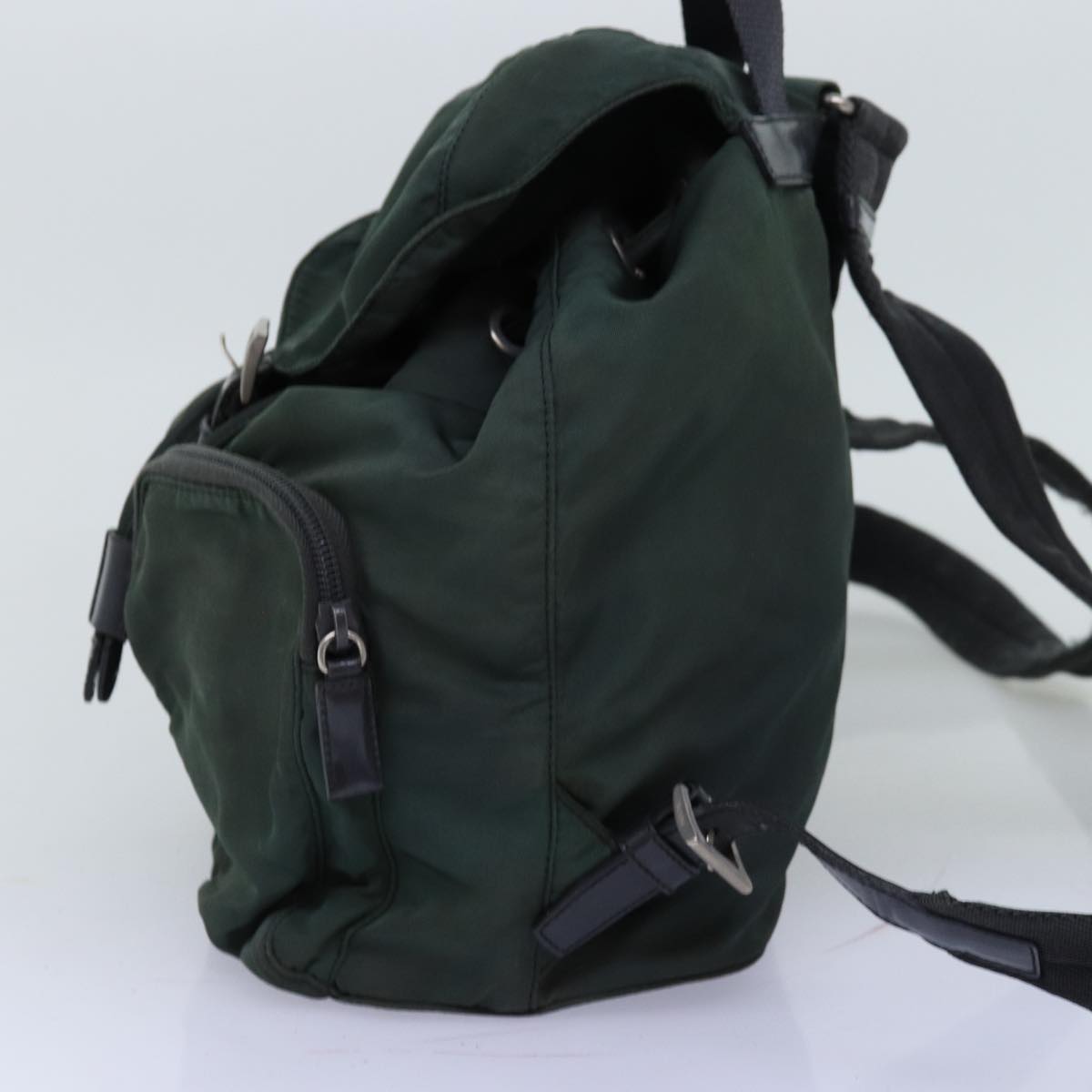 Luxury PradaBackpack Nylon Green 73875