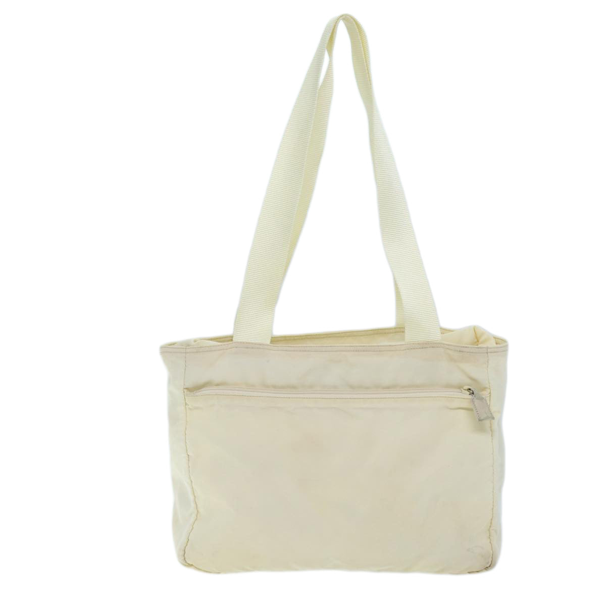 Luxury PradaShoulder Bag Nylon Cream 73885