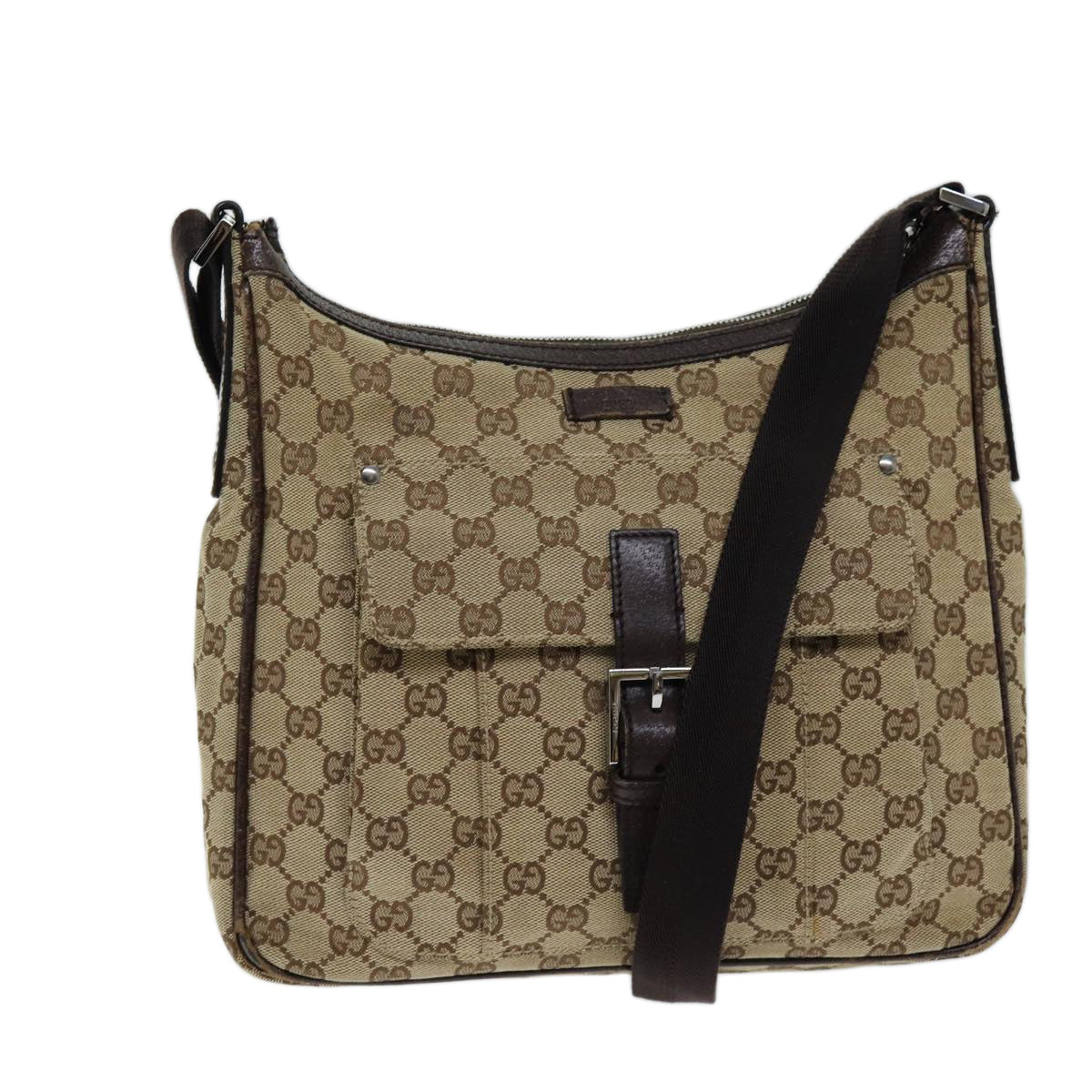 Luxury Gucci Trending 2025 GG Canvas Shoulder Bag Beige 114272  73889