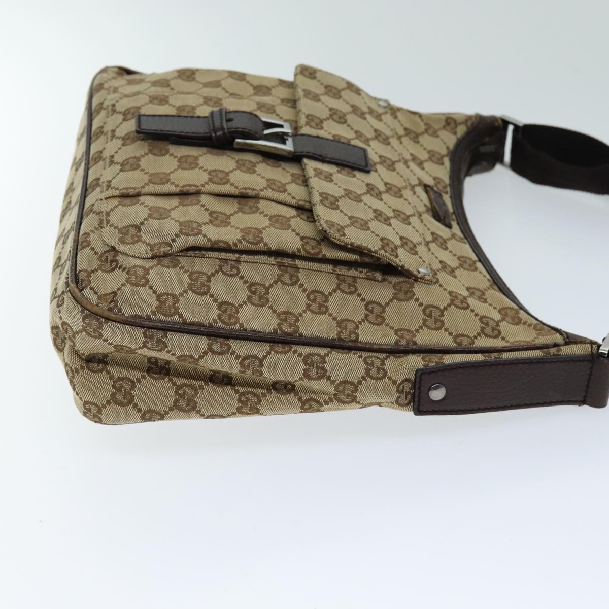 Luxury Gucci Trending 2025 GG Canvas Shoulder Bag Beige 114272  73889