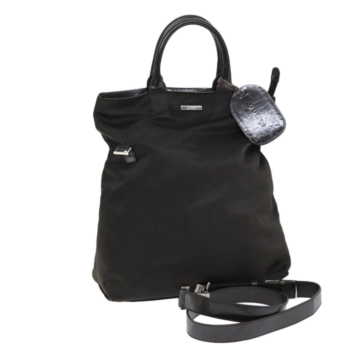 Luxury Gucci Trending 2025 Tote Bag Nylon 2way Brown 019 0283  73893