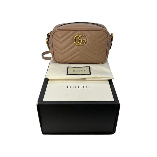 Luxury Gucci Marmont Matelassé Mini Shoulder Bag