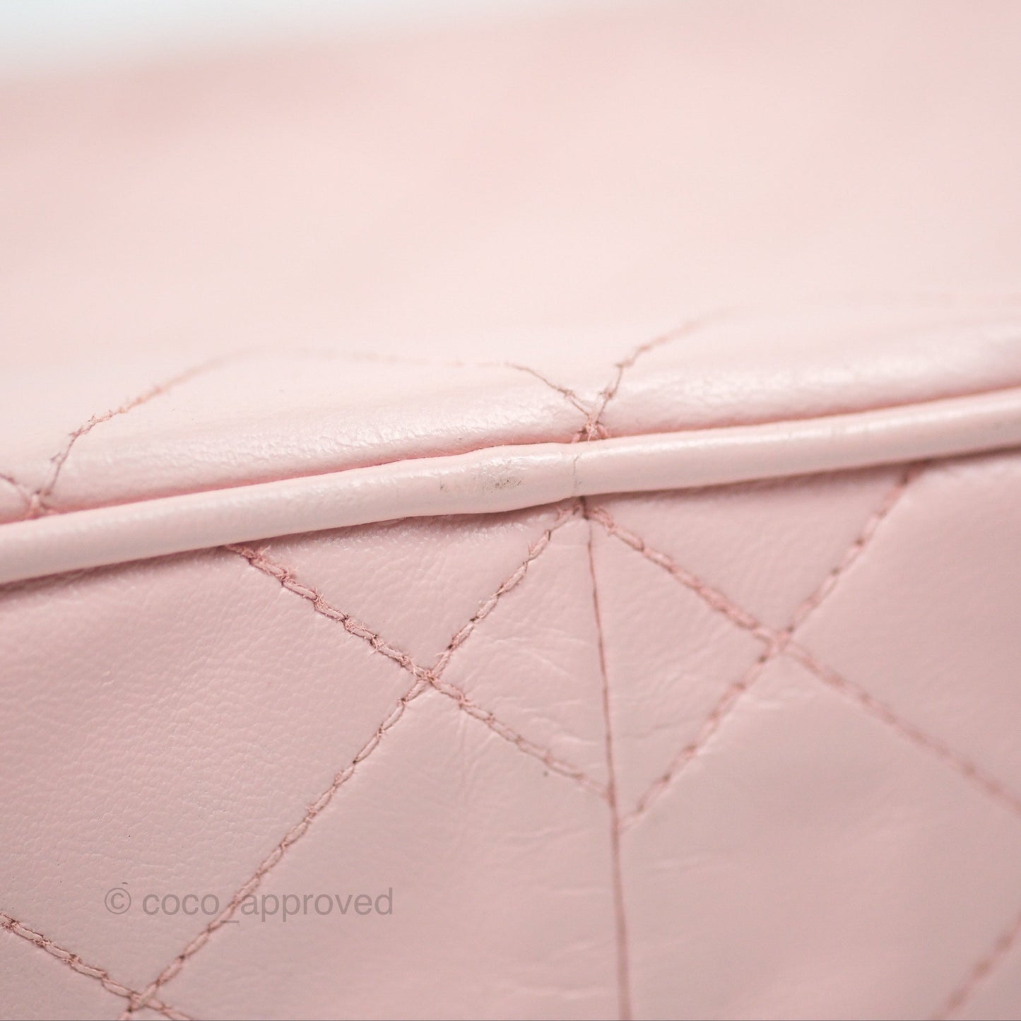 Chanel Vintage Camera Bag Pink Lambskin Gold Hardware