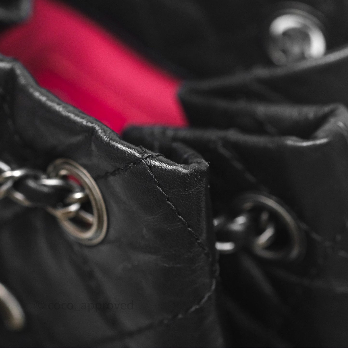 Chanel Small Gabrielle Backpack Black Aged Calfskin
