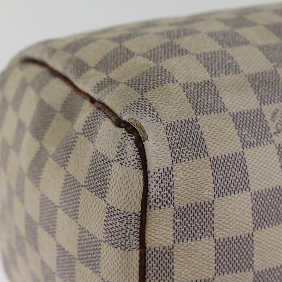 LOUIS VUITTON Damier Azur Speedy 30 Hand Bag N41533 LV 73915