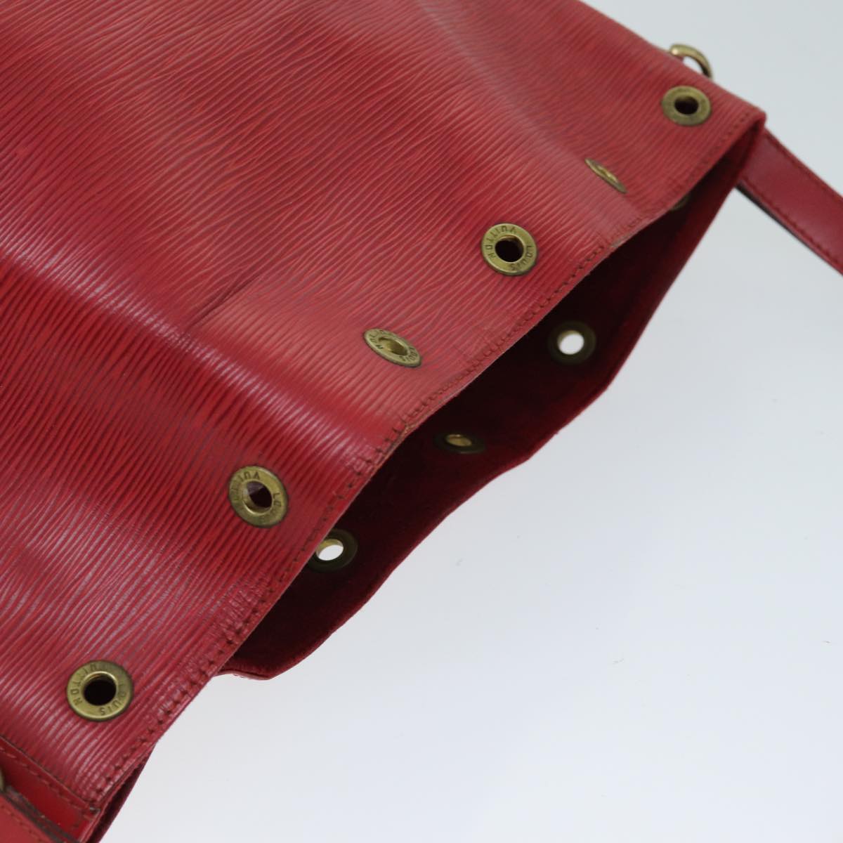 LOUIS VUITTON Epi Petit Noe Shoulder Bag Red M44107 LV 73920