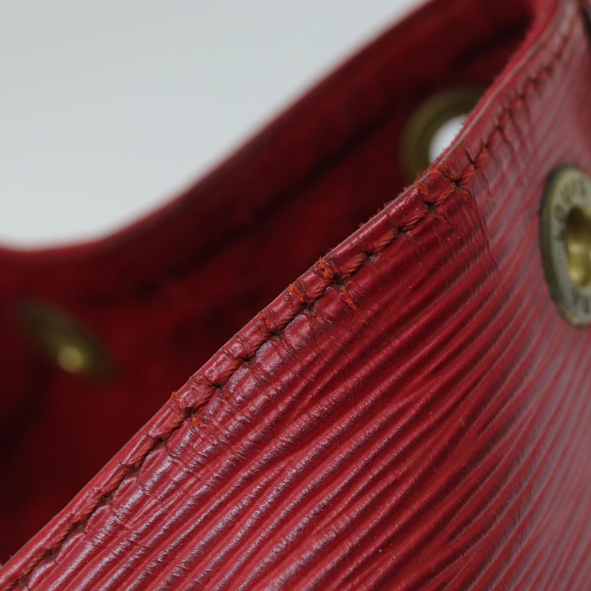 LOUIS VUITTON Epi Petit Noe Shoulder Bag Red M44107 LV 73920