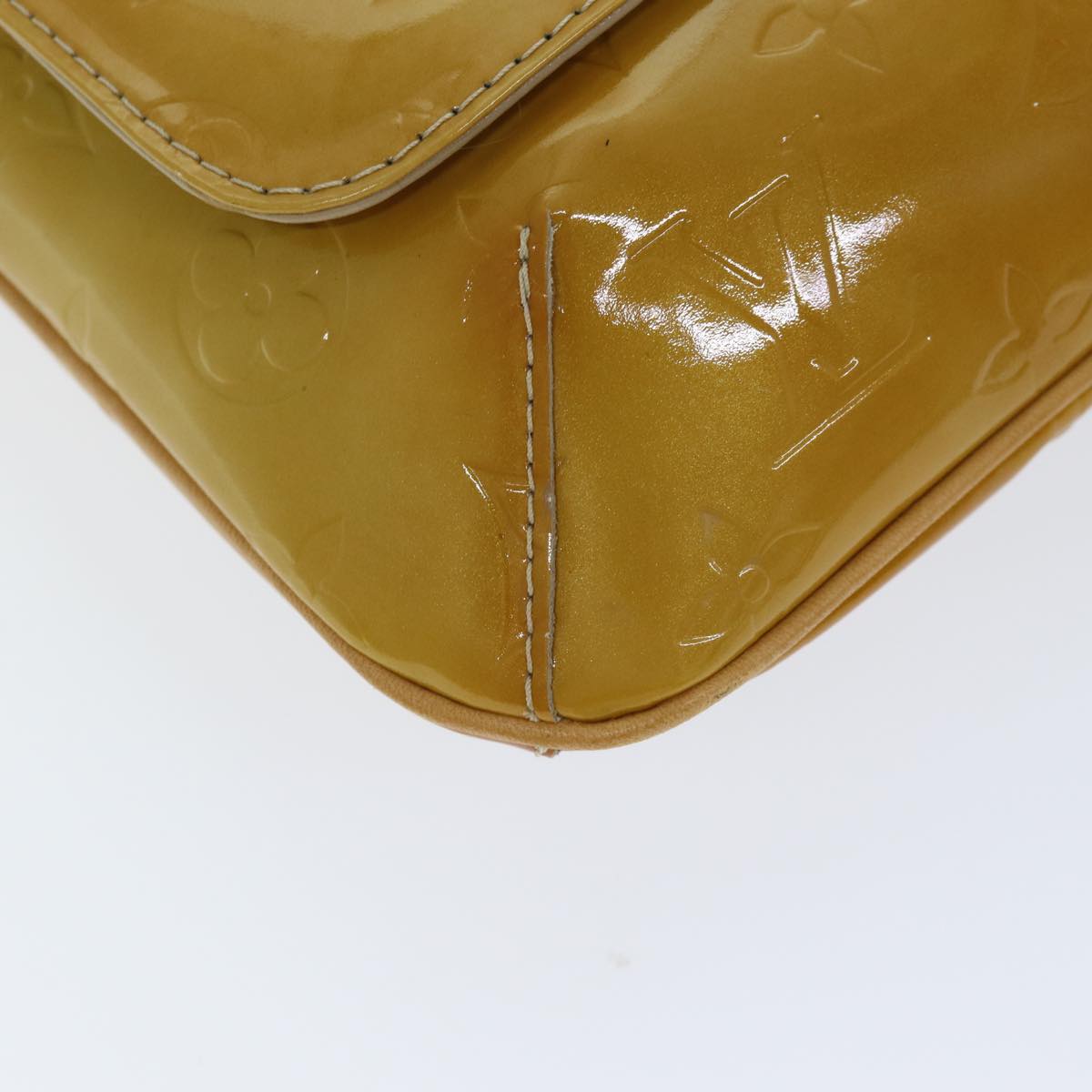 LOUIS VUITTON Monogram Vernis Thompson Street Bag Beige M91301 LV 73923