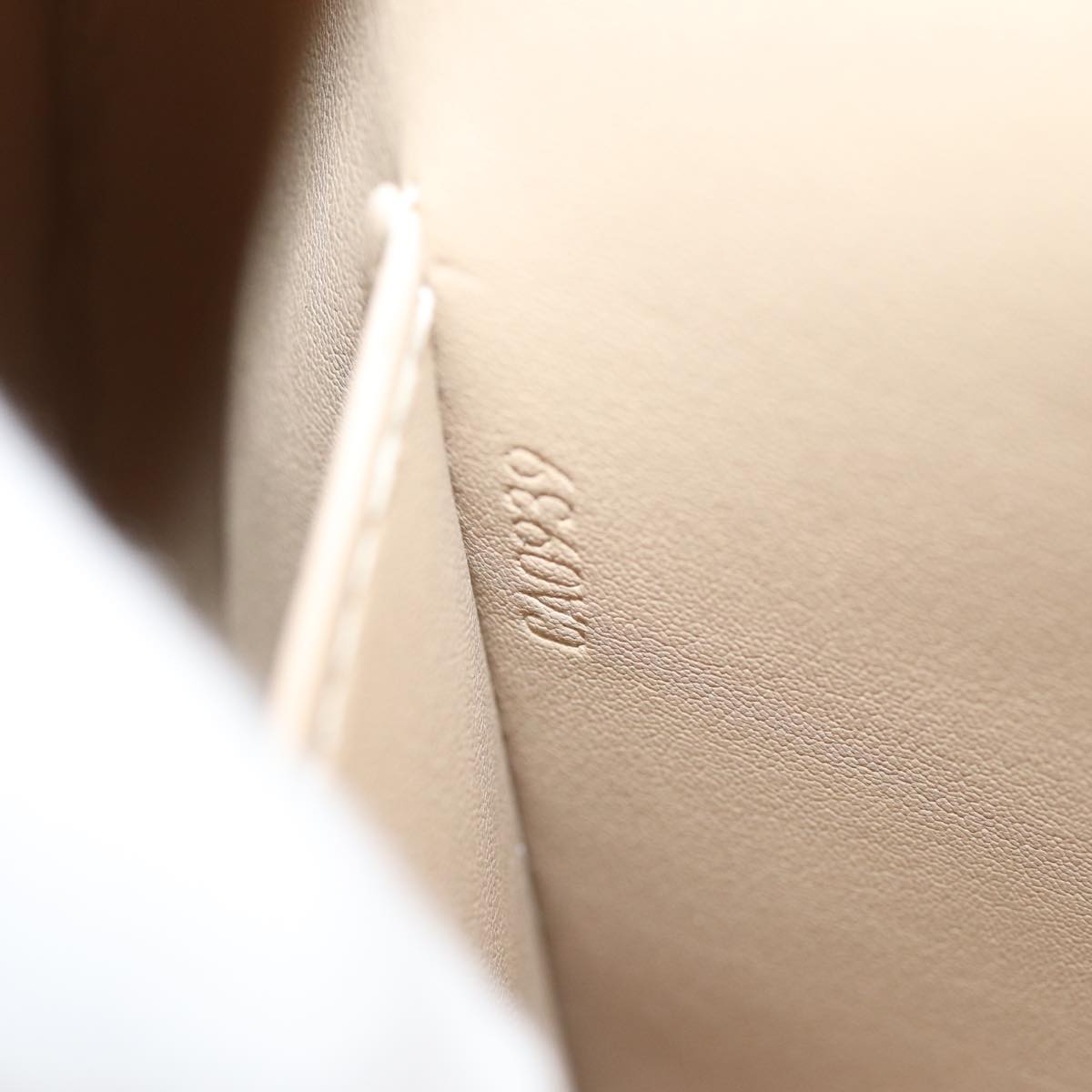 LOUIS VUITTON Monogram Vernis Thompson Street Bag Beige M91301 LV 73923