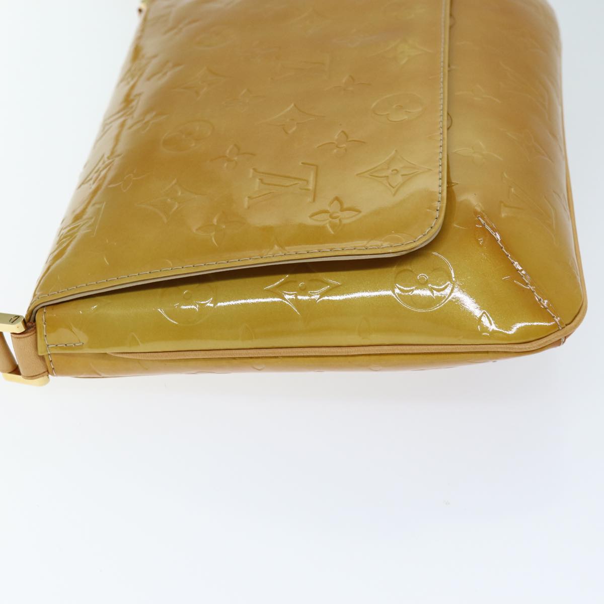 LOUIS VUITTON Monogram Vernis Thompson Street Bag Beige M91301 LV 73923