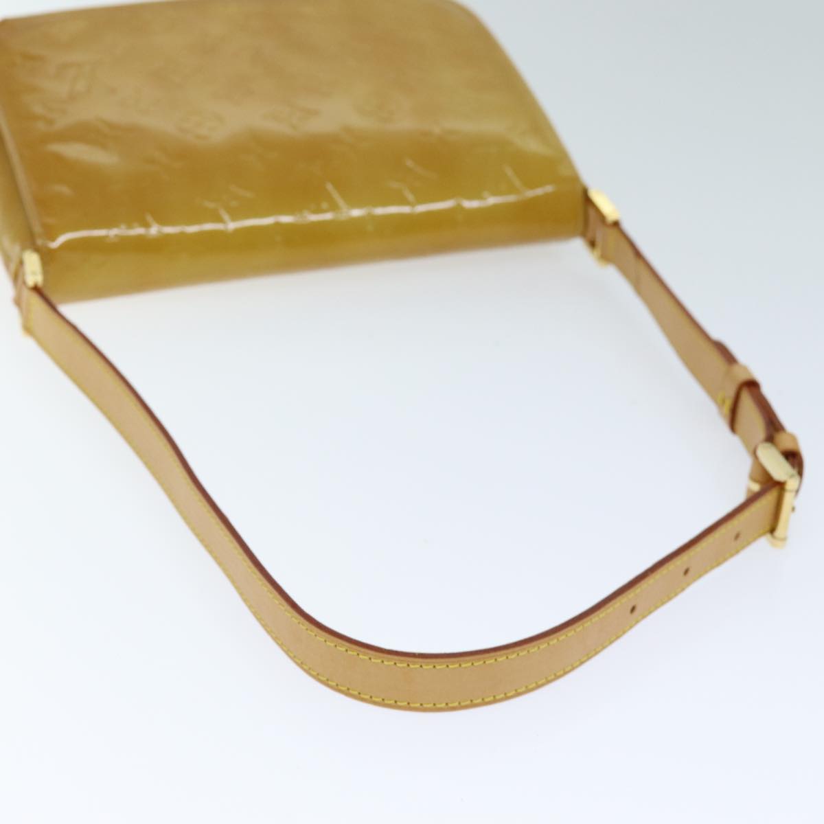 LOUIS VUITTON Monogram Vernis Thompson Street Bag Beige M91301 LV 73923