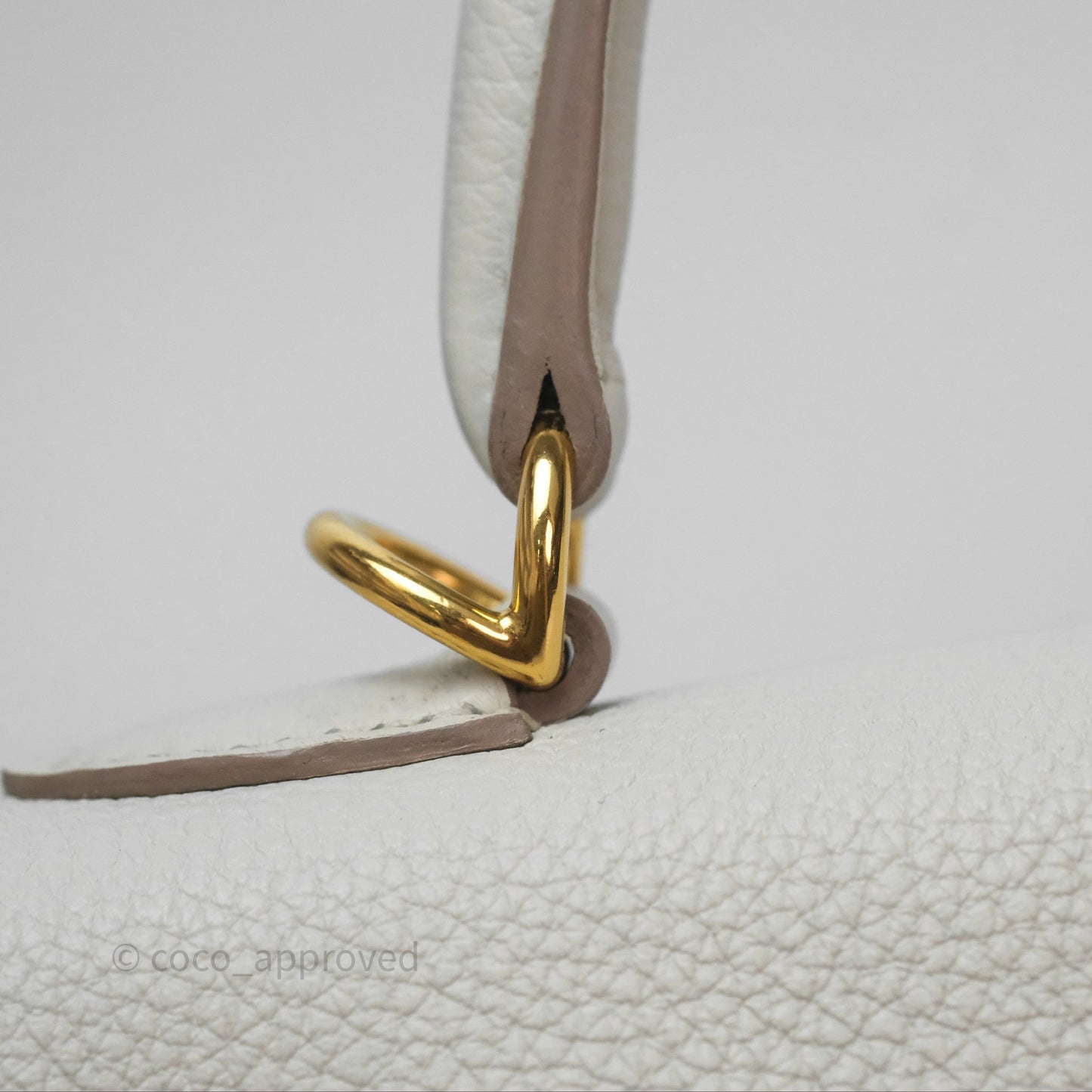 Hermès Retourne Kelly 25 Beton 8L Togo Gold Hardware