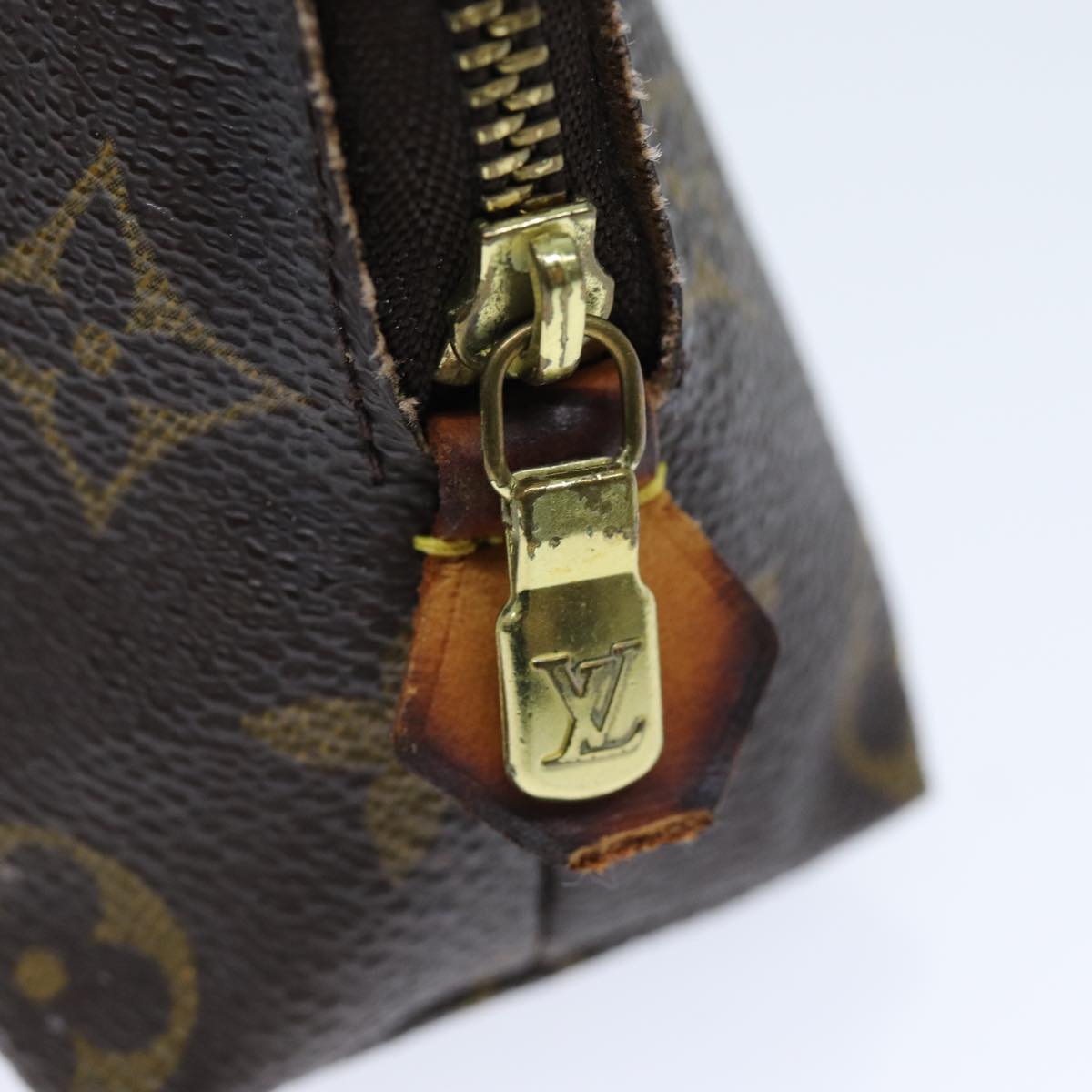 LOUIS VUITTON Monogram Pochette Cosmetic PM Cosmetic Pouch M47515 LV 73929