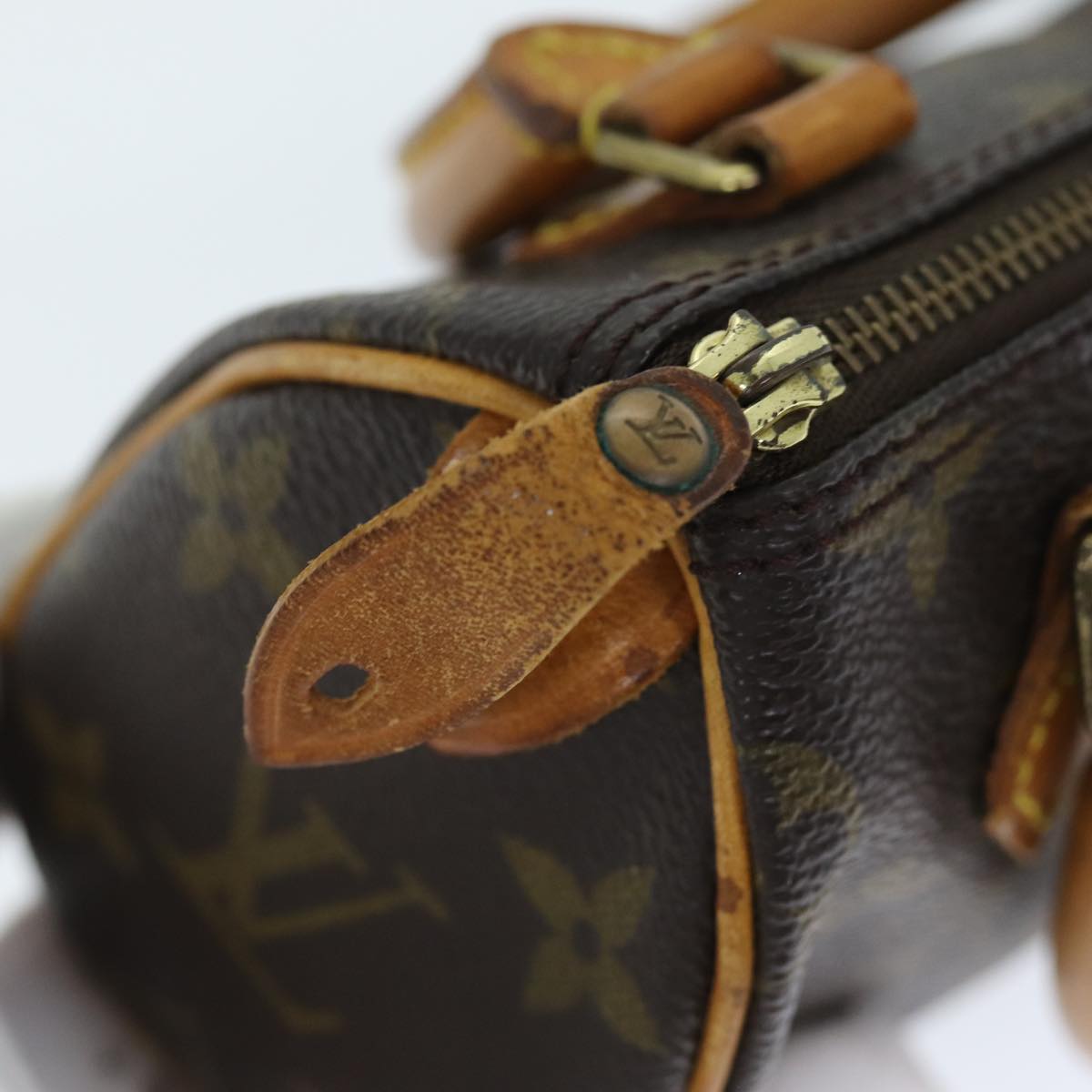 LOUIS VUITTON Monogram Mini Speedy Hand Bag M41534 LV 73930