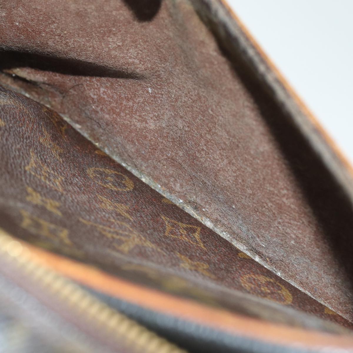 LOUIS VUITTON Monogram Compiegne 28 Clutch Bag M51845 LV 73935