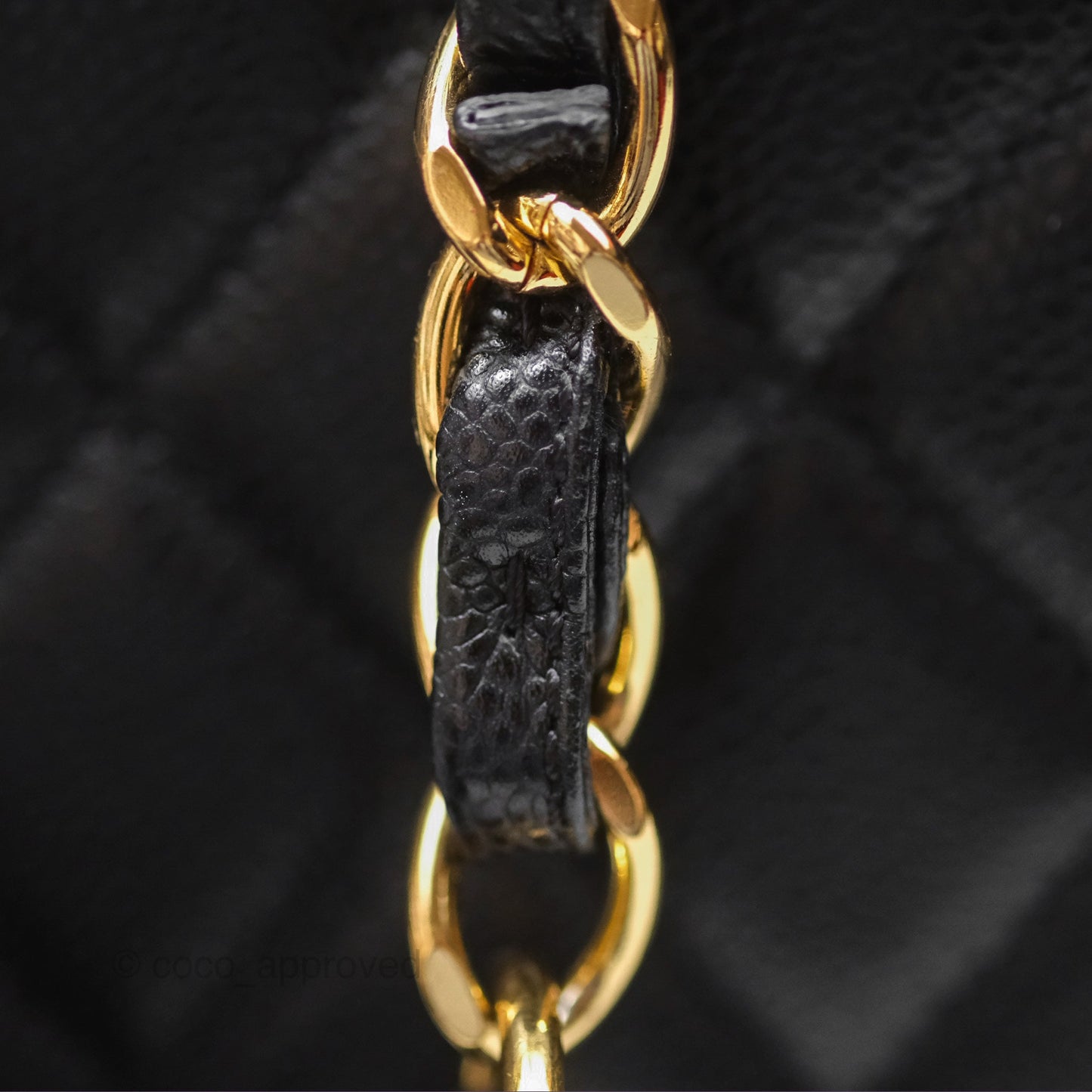 Chanel GST Black Caviar Gold Hardware