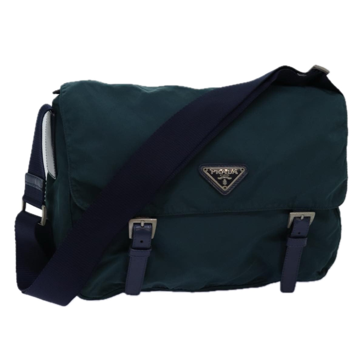 Luxury PradaShoulder Bag Nylon Green 73973