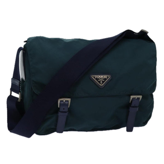 Luxury PradaShoulder Bag Nylon Green 73973