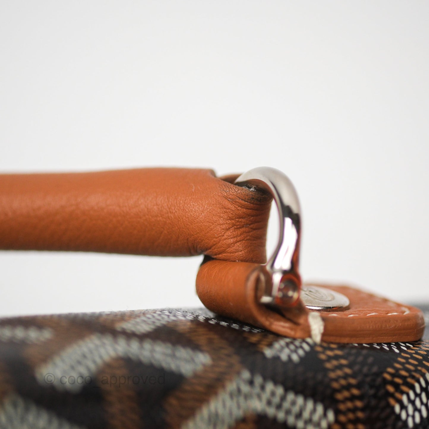 Goyard Saint Léger Backpack Black/ Tan