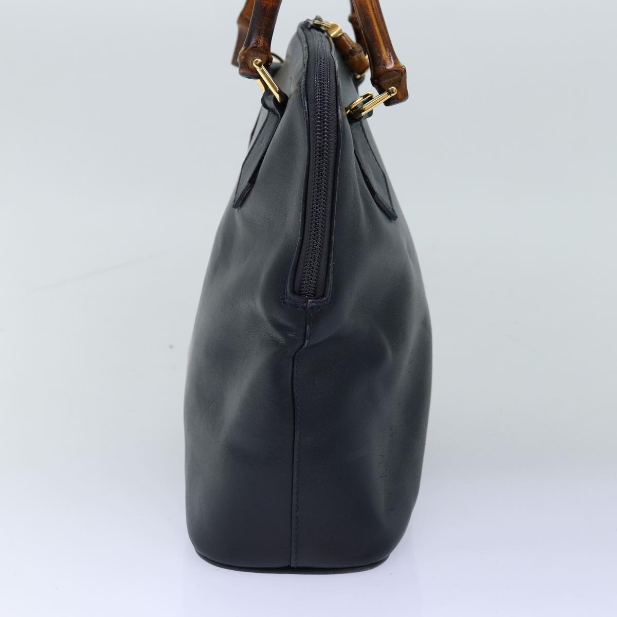 Luxury Gucci Trending 2025 Bamboo Hand Bag Leather 2way Navy 000 406 0289  73988