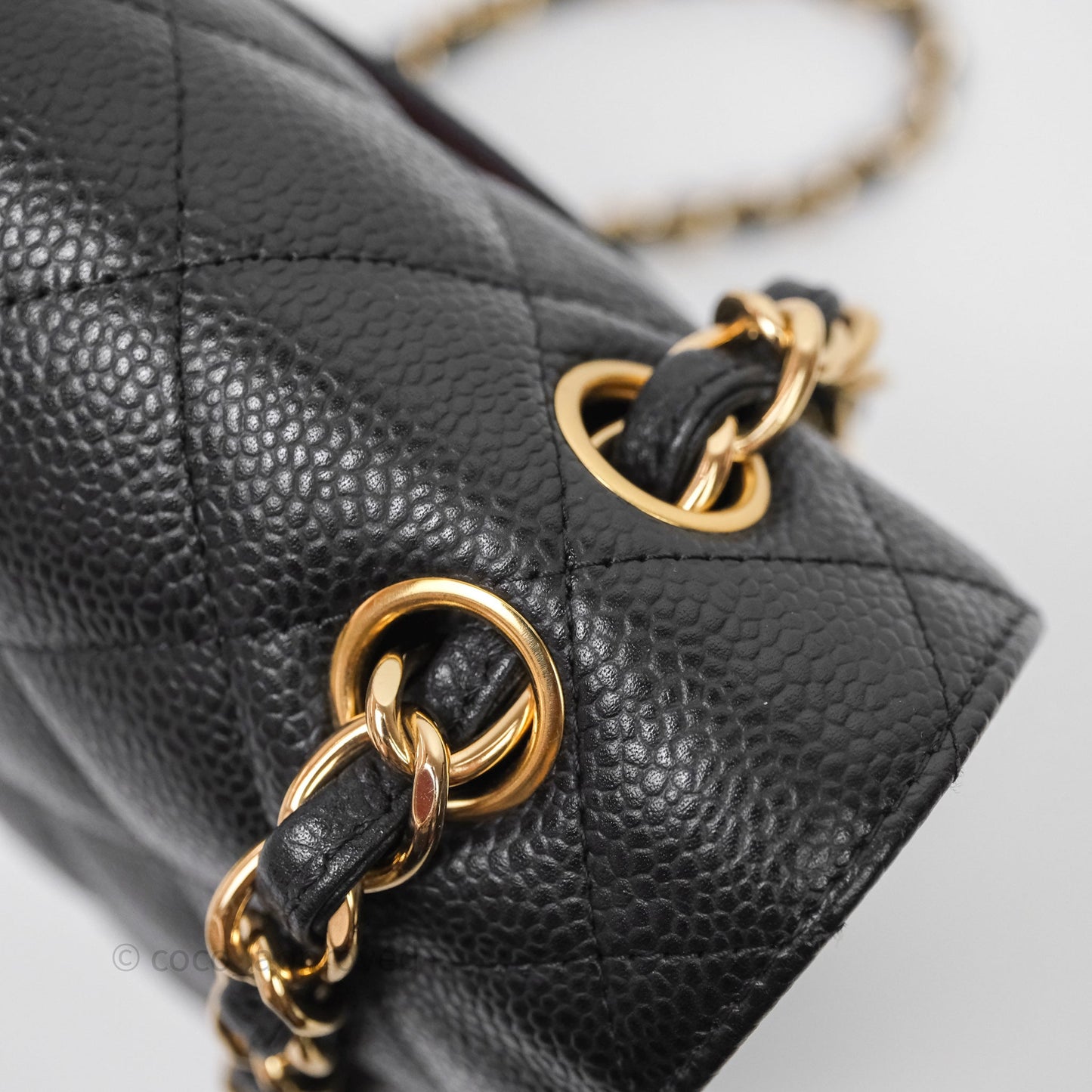 Chanel Jumbo Double Flap Black Caviar Gold Hardware⁣⁣