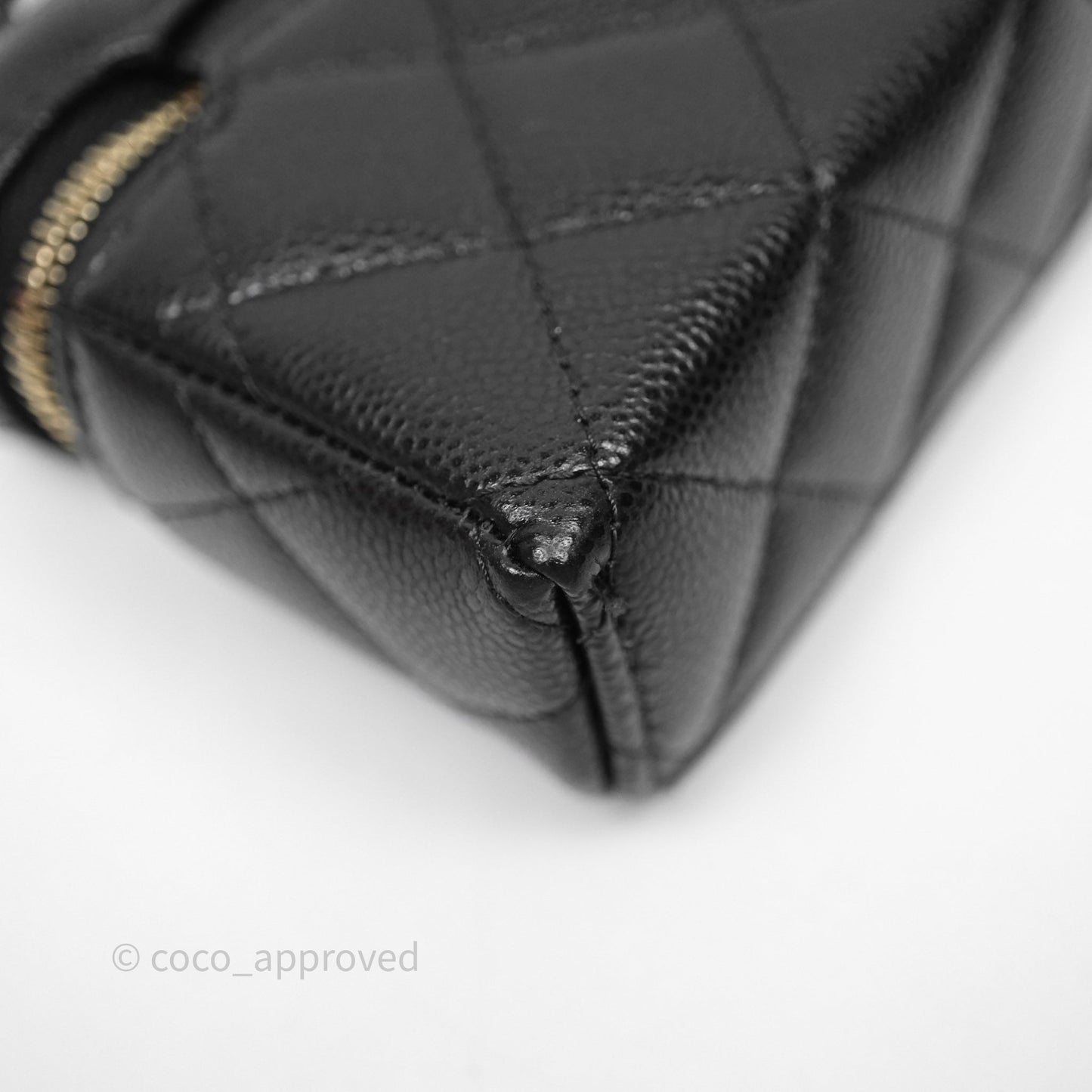 Chanel Classic Black Caviar Mini Bag Charm