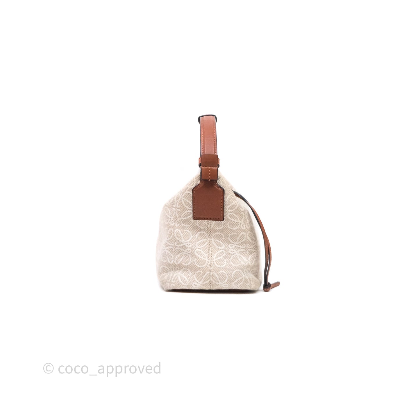 Loewe Top Handle Cubi Bag Anagram Jacquard