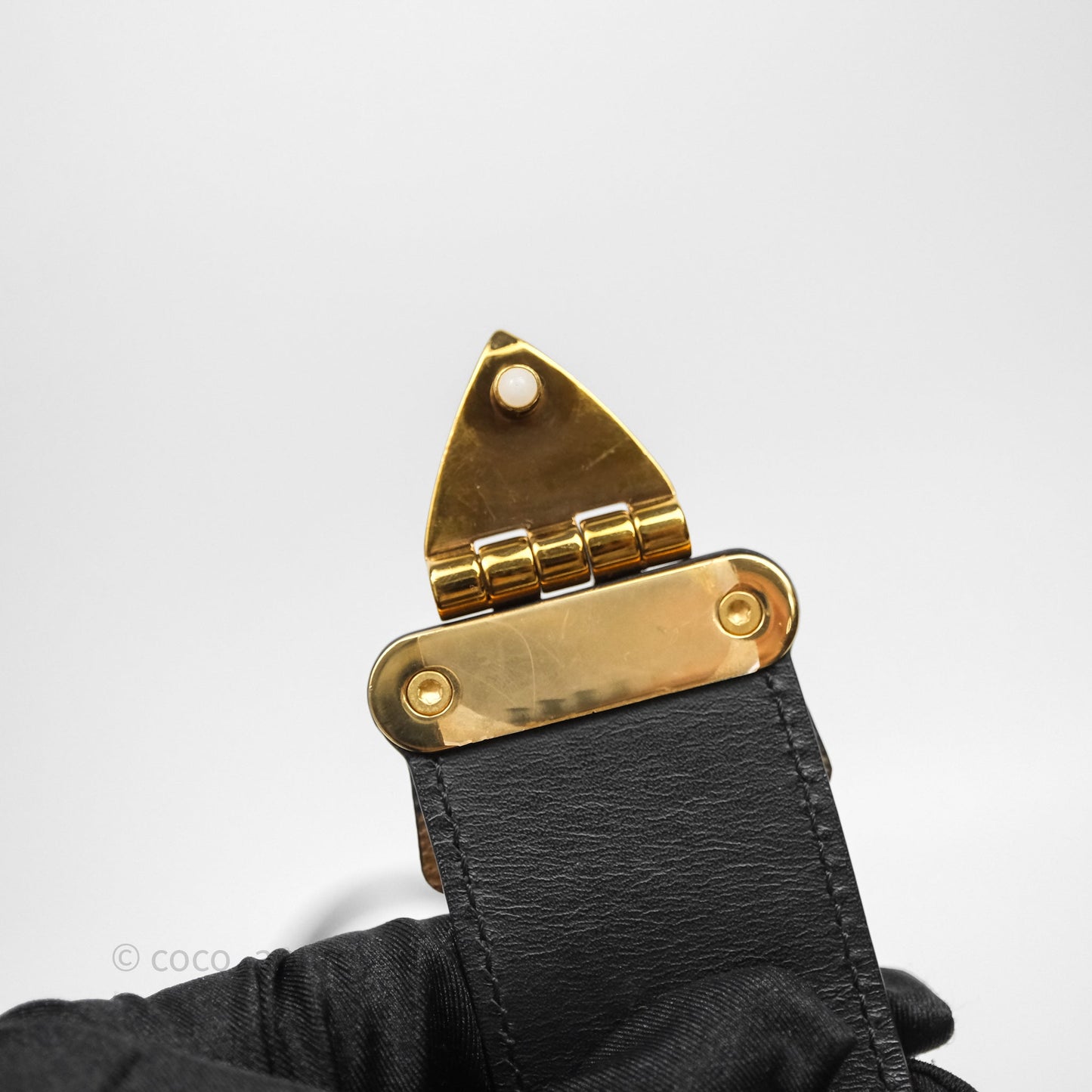 Louis Vuitton Monogram Reverse Trunk Clutch Bag