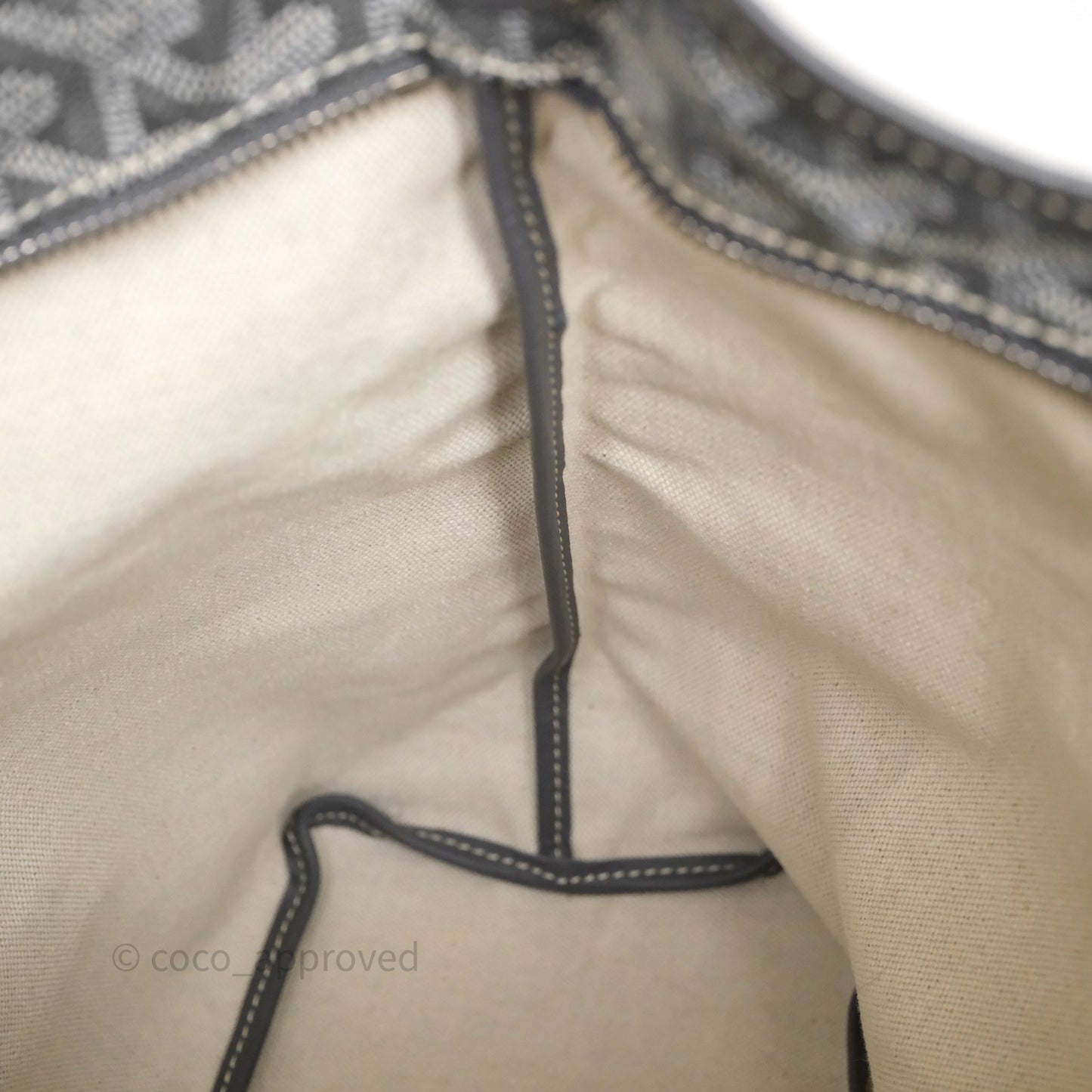 Goyard Bohème Hobo Bag Grey Goyardine Canvas
