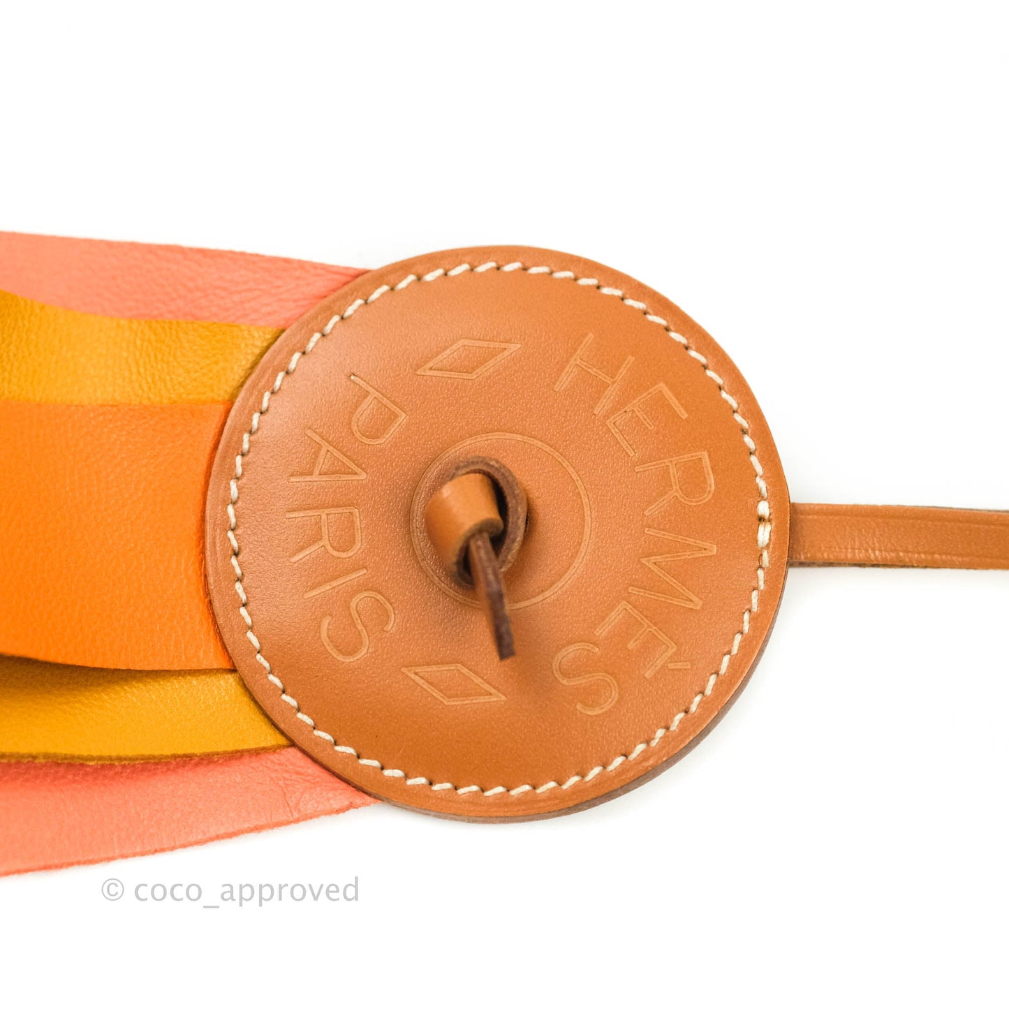 Hermès Paddock Flot Leather Bag Charm